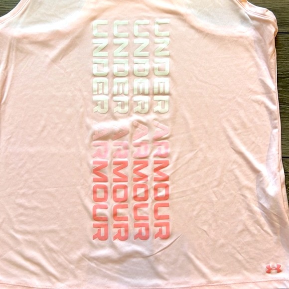Under Armour Heat Gear Logo Racerback Tank - Picture 2 of 5